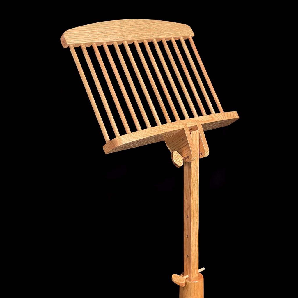 Music Stand | McDermott Designs, high end custom furniture in Pittsfield in the Berkshire Mountains of Western Massachusetts