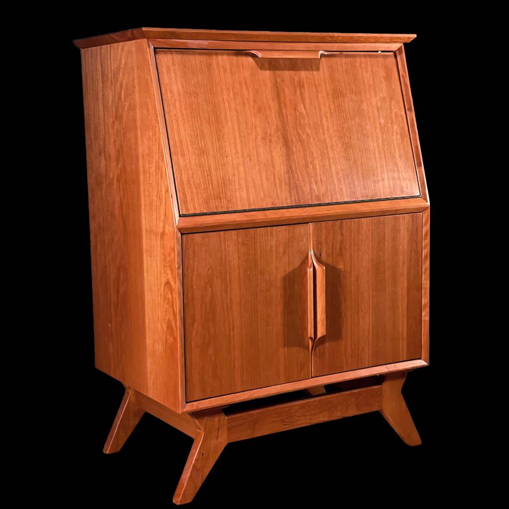 Vinyl Record Cabinet Cabinet | McDermott Designs, high end custom furniture design in Pittsfield in the Berkshire Mountains of Western Massachusetts