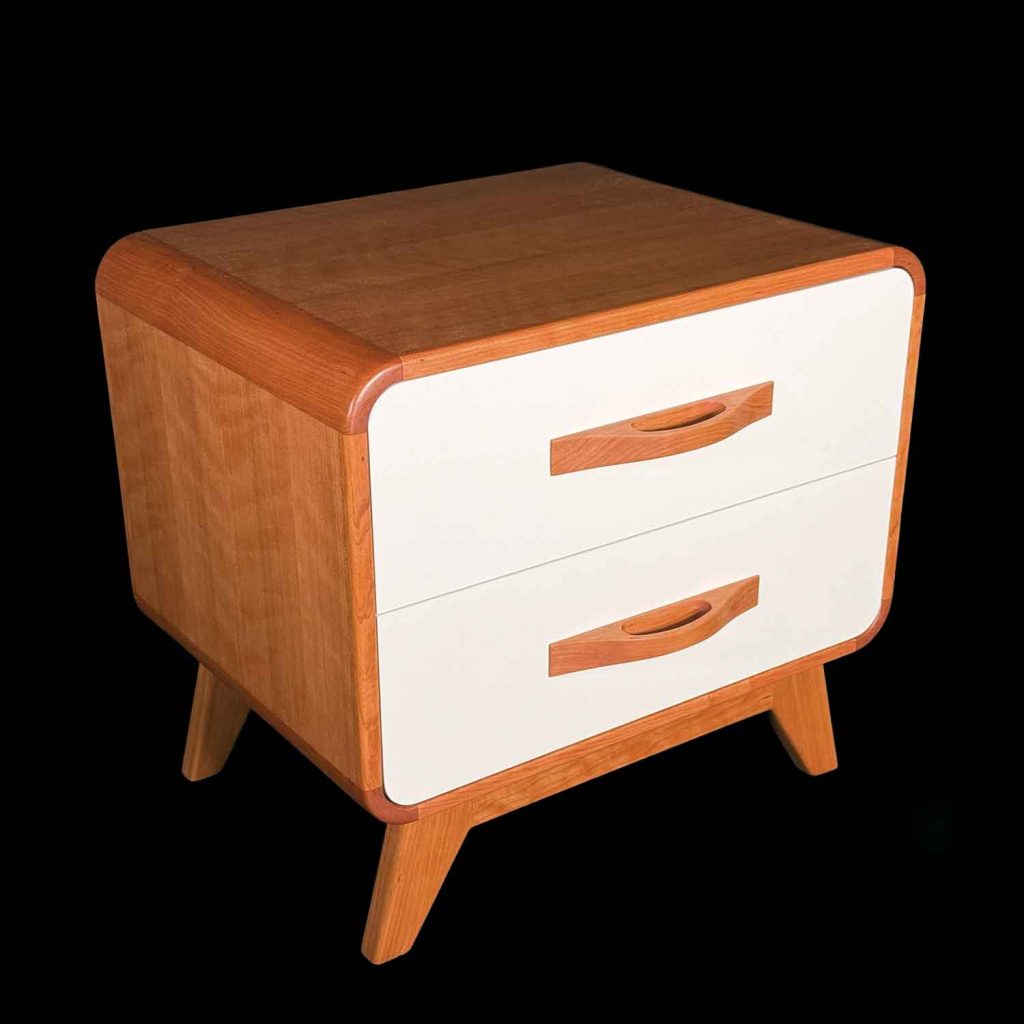 Kinderset Night Stand Table | McDermott Designs, high end custom furniture in Pittsfield in the Berkshire Mountains of Western Massachusetts